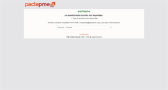 Desktop Screenshot of enquetes.pactepme.org